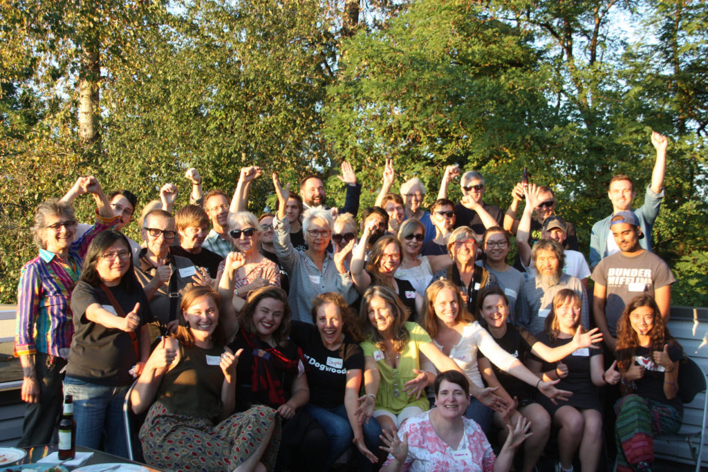 Group shot at the 2017 Burnaby barbecue