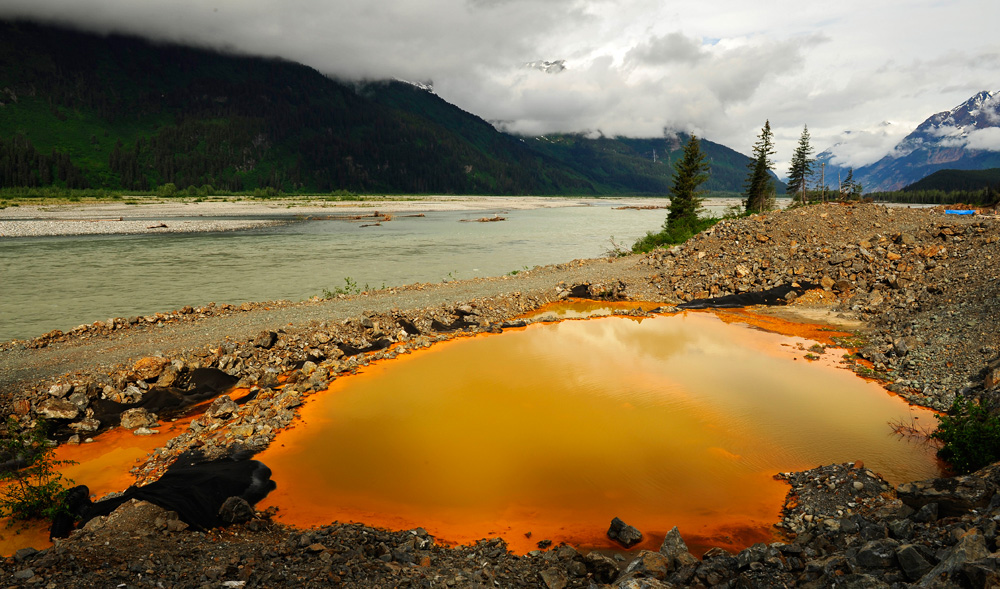 Tulsequah river toxic mine waste