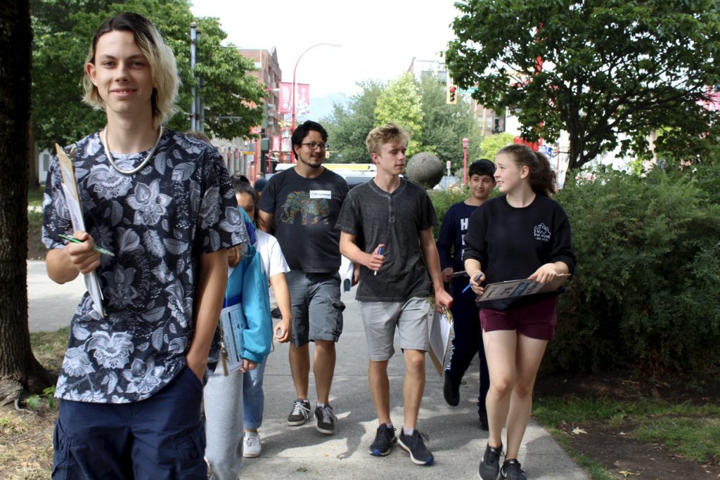 People canvassing